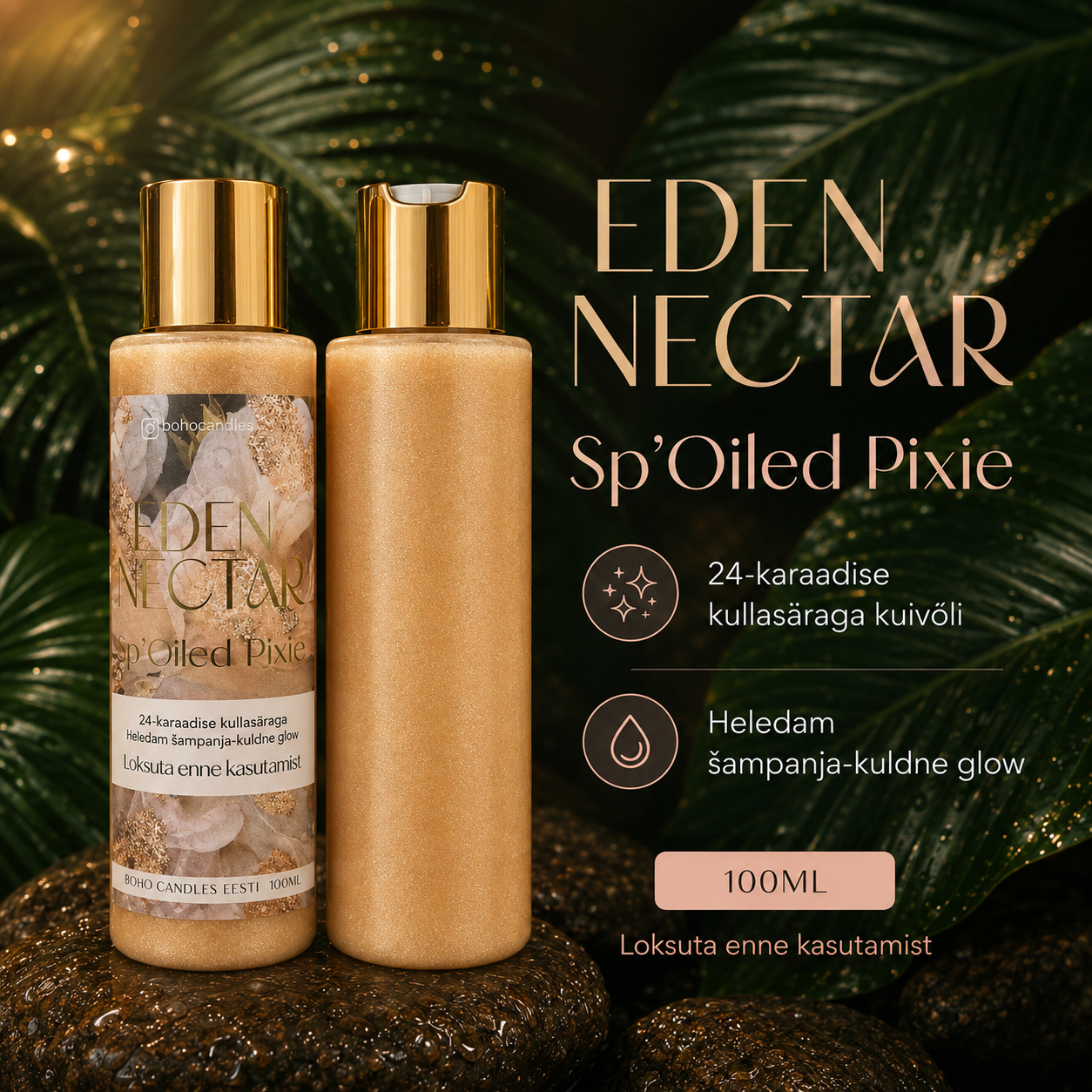 Eden Nectar Sp’Oiled Pixie kullasäraga kuivõli