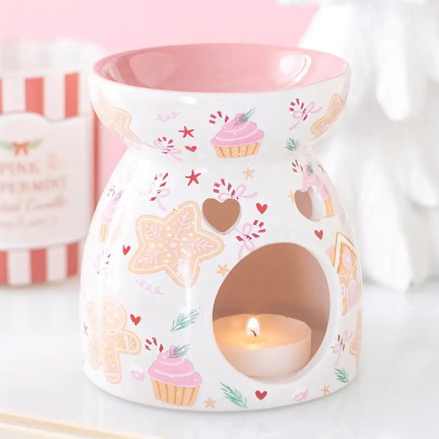 Aroomilamp "Sugarplum Bakery" jõulumustriga